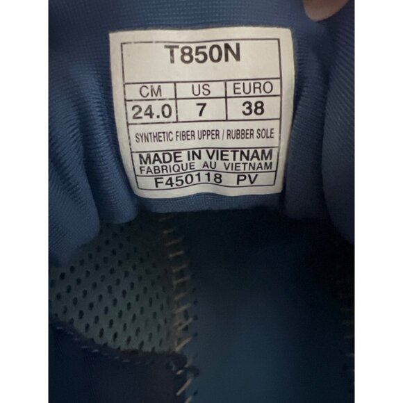 Asics Gel-Nimbus 20 Womens Running Shoes Size 7 Blue Lightweight Breathable Mesh - Picture 7 of 7